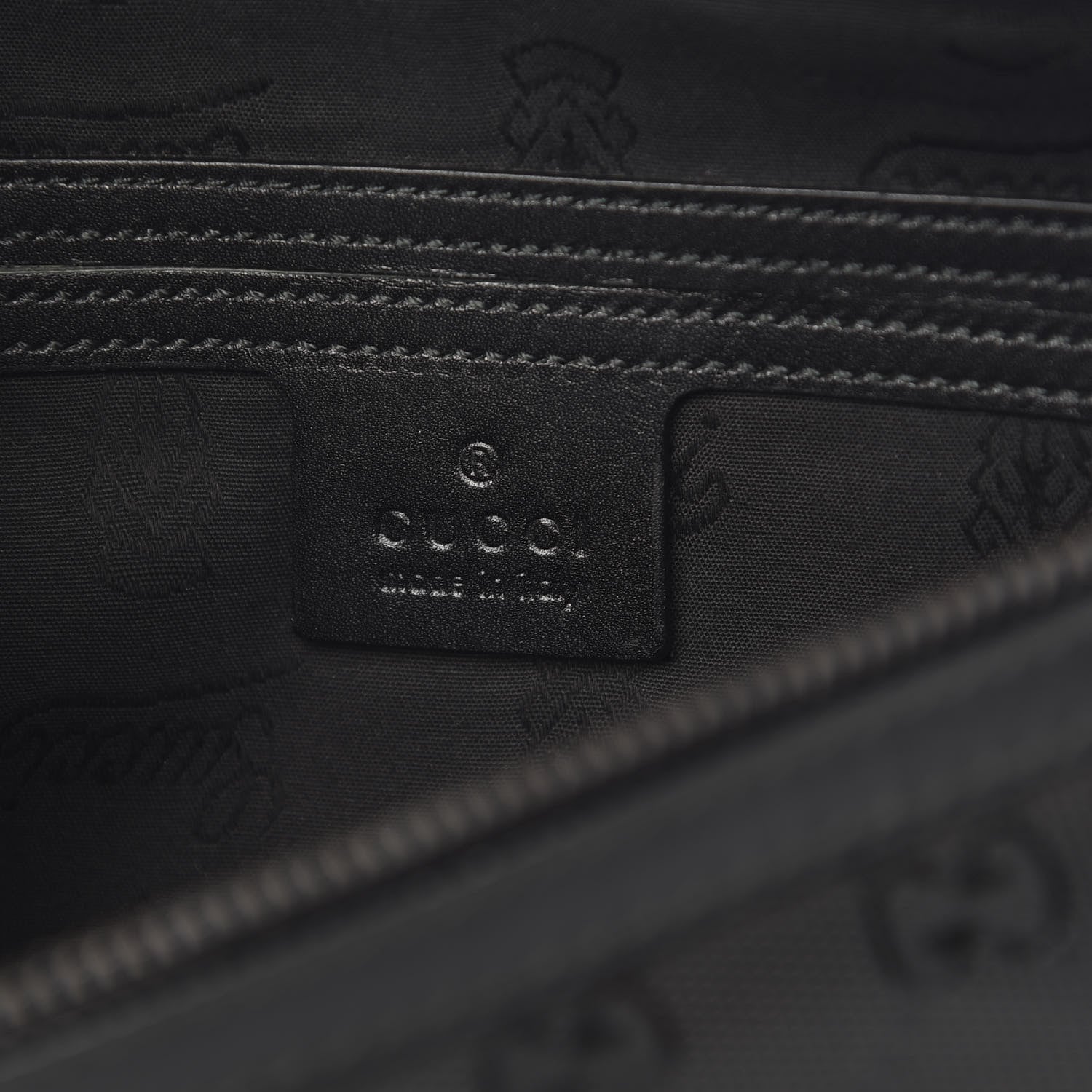 Gucci Imprime Monogram Belt Bag Black 6 of 10