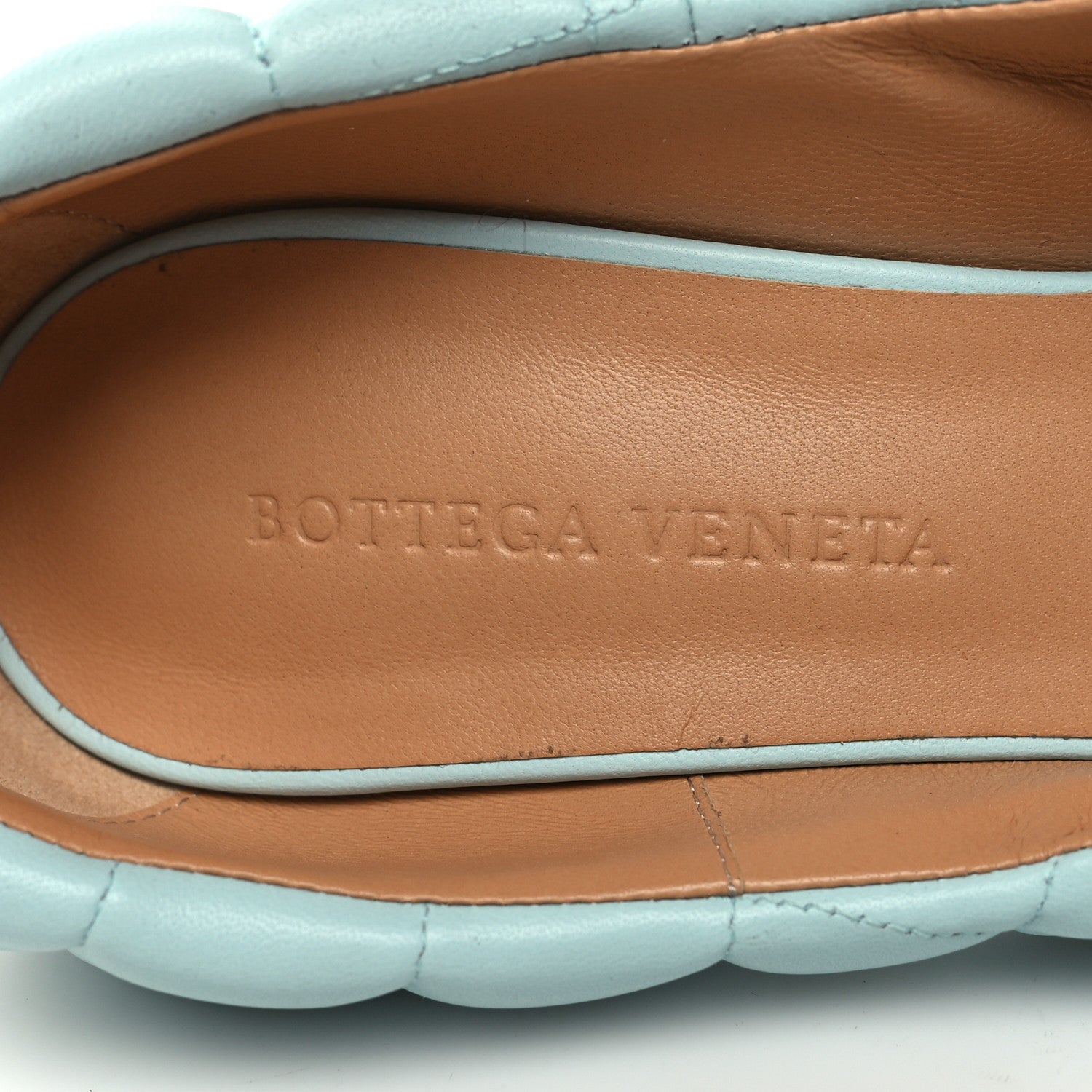 Bottega Veneta Nappa Matelasse Padded Dream Pumps 37.5 Topazio 7 of 7