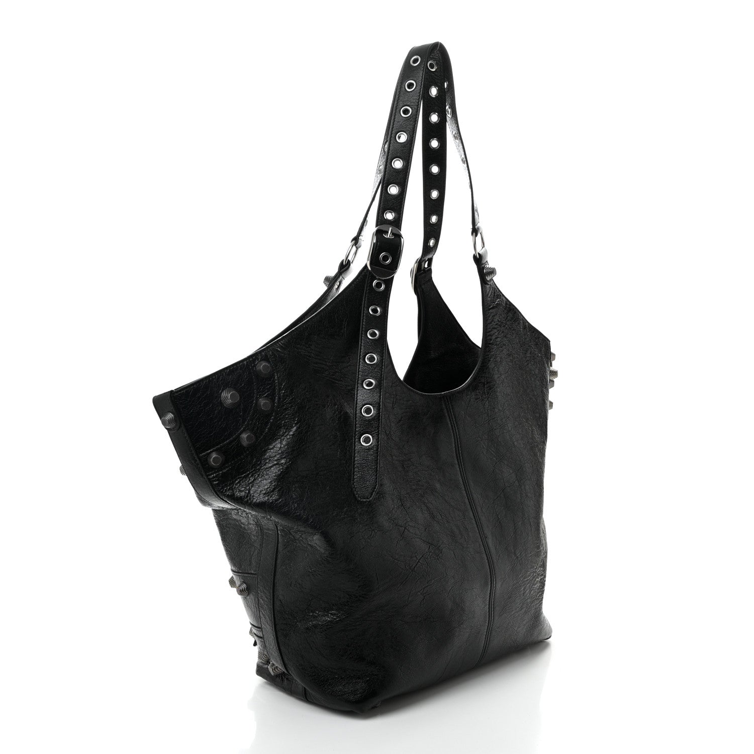 Balenciaga Agneau Arena Large Le Cagole Carry All Bag Black 3 of 10
