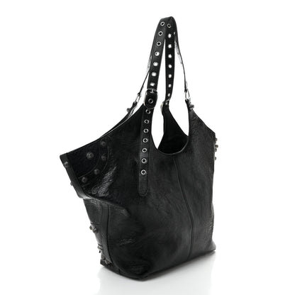 Balenciaga Agneau Arena Large Le Cagole Carry All Bag Black 3 of 10
