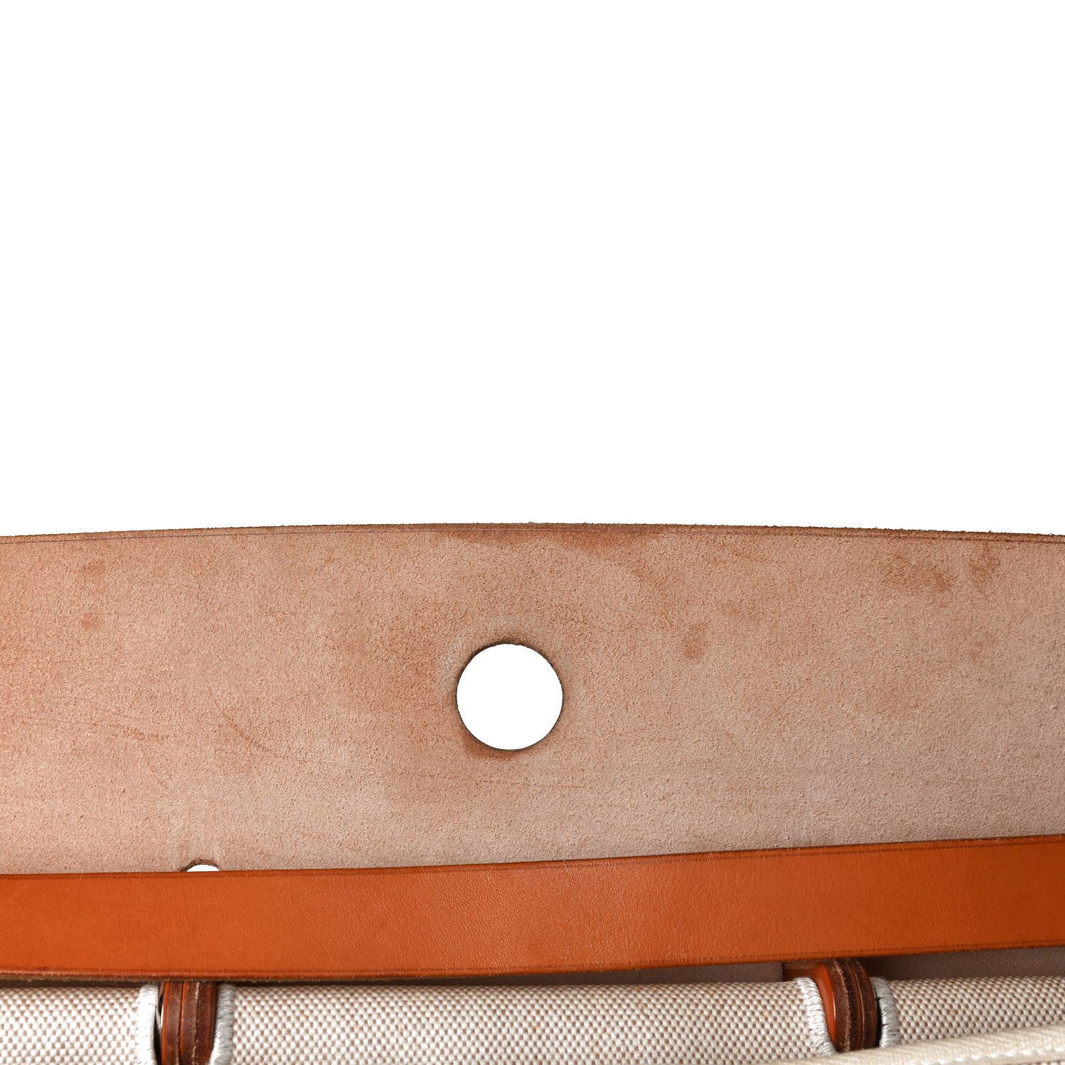 Hermes Toile Vache Calfskin Herbag Cabin Natural 21 of 23