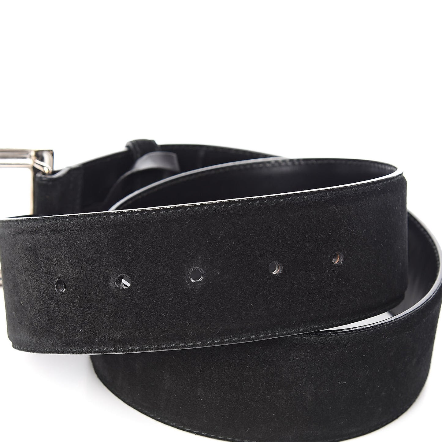 Suede G Logo Belt 80 32 Black