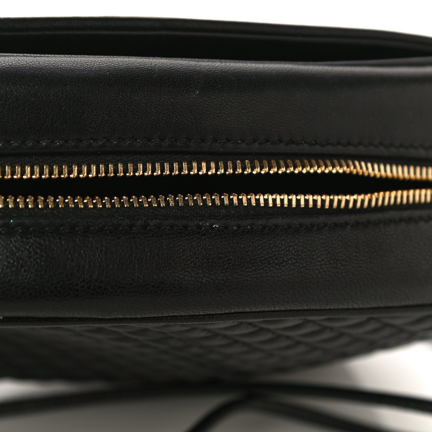 Lambskin Quilted Victoire Camera Bag Black