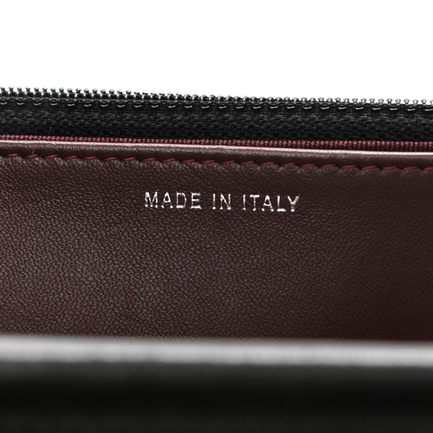 Lambskin Quilted Wallet On Chain WOC Black