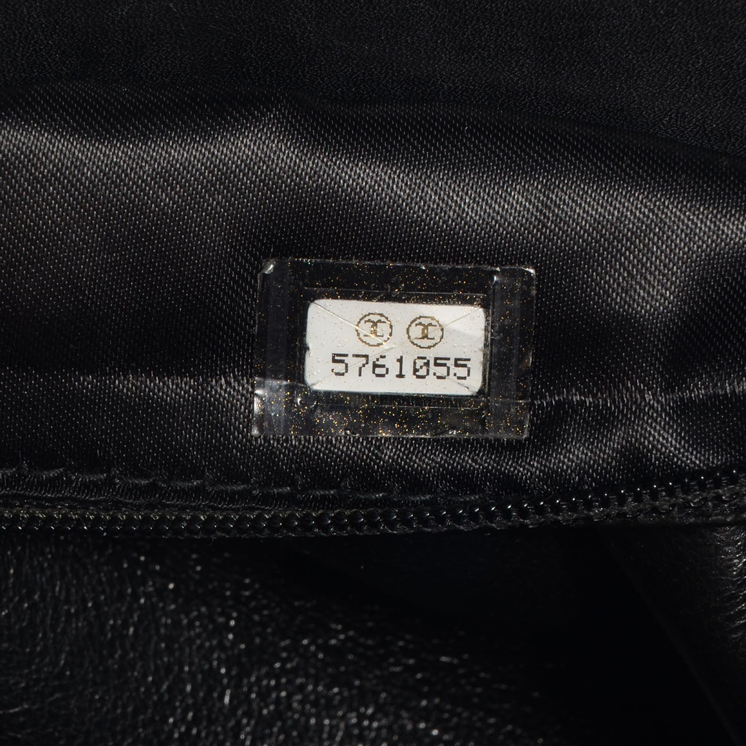 Chanel Lambskin Shoulder Flap Bag Black 7 of 8