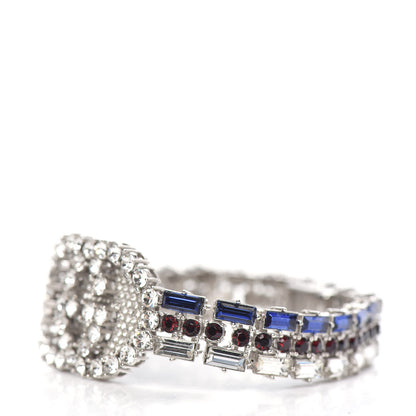 Gucci Crystals Double G Web Bracelet 3 of 5