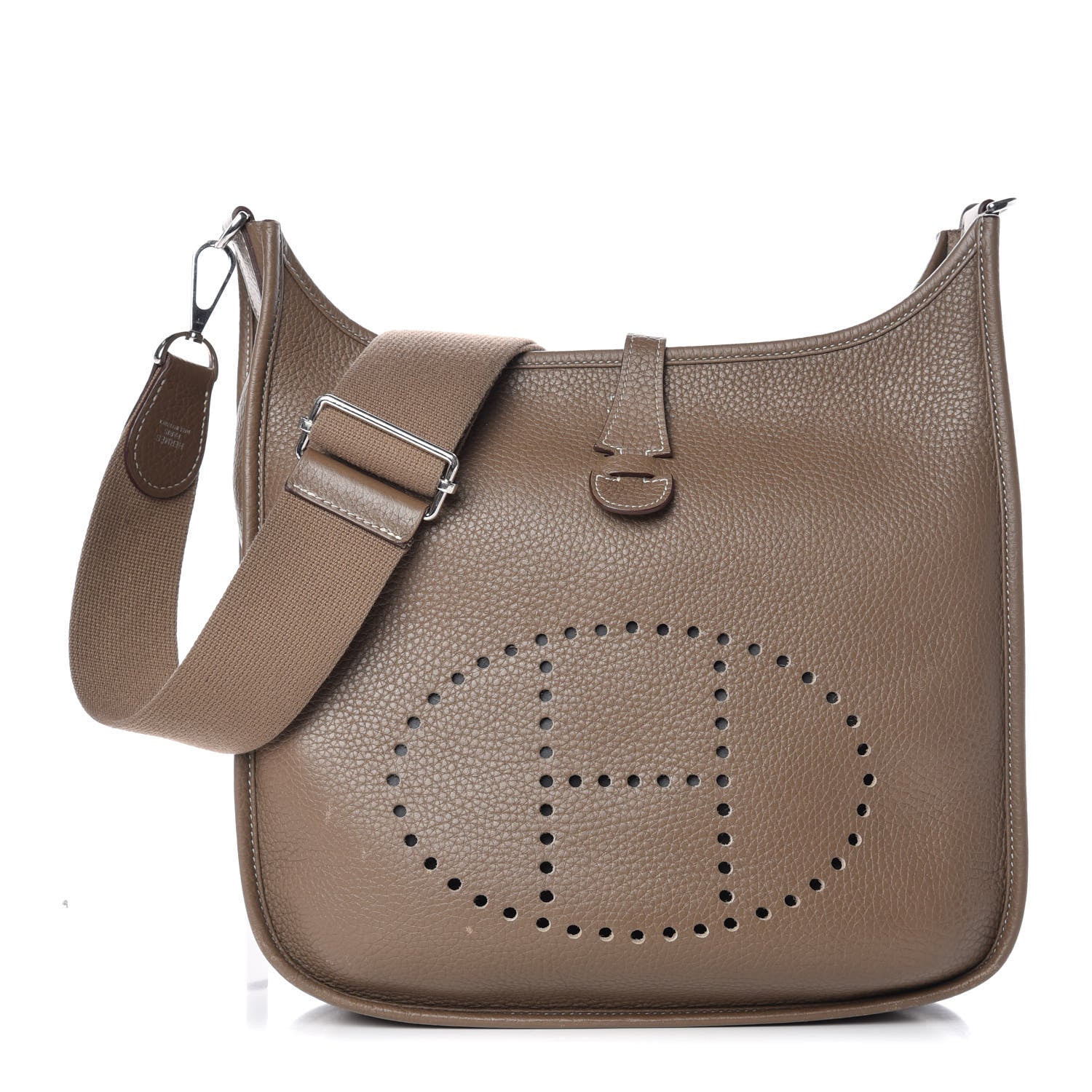 Hermes Taurillon Clemence Evelyne III PM Etoupe 1 of 16