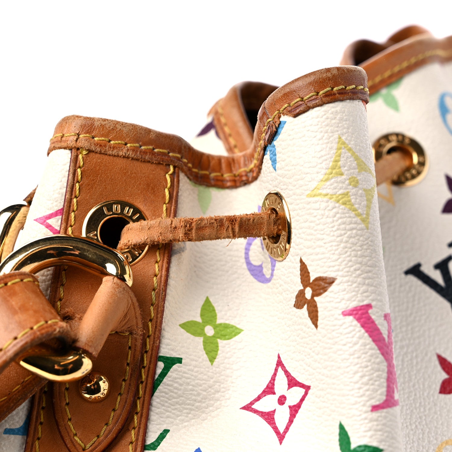 Louis Vuitton Monogram Multicolor Petit Noe White 18 of 22