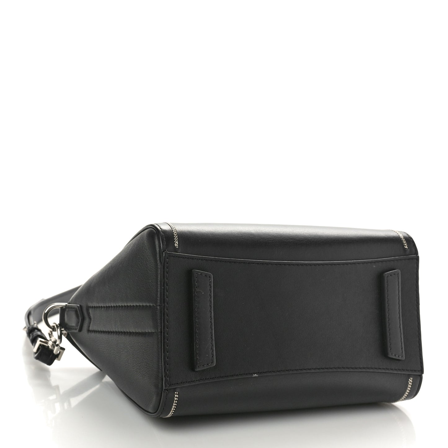 Calfskin Chain Detail Mini Antigona Black