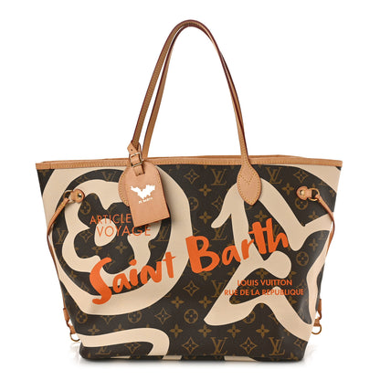 Louis Vuitton Monogram Tahitienne Saint Barth Neverfull MM 1 of 11