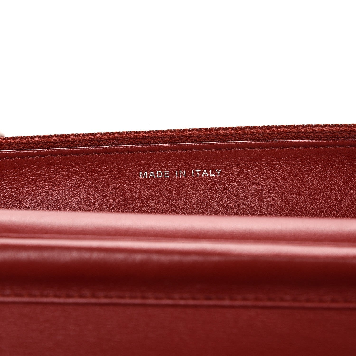 Chanel Caviar Timeless CC Wallet On Chain WOC Red 7 of 11
