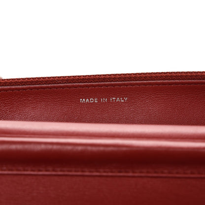 Chanel Caviar Timeless CC Wallet On Chain WOC Red 7 of 11