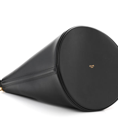 Celine Smooth Calfskin Bucket 16 Bag Black 10 of 11
