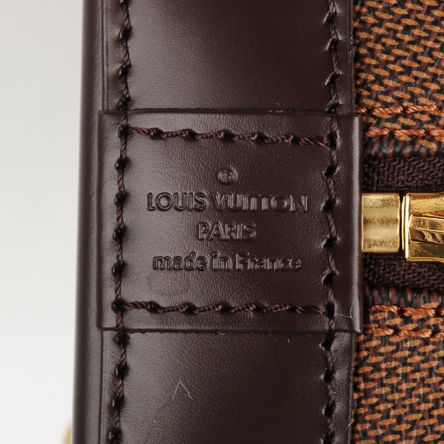 Louis Vuitton Damier Ebene Alma BB 8 of 8