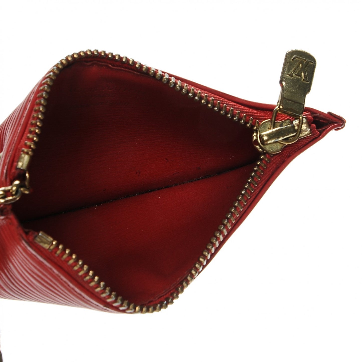 Epi Key Pouch Castillan Red