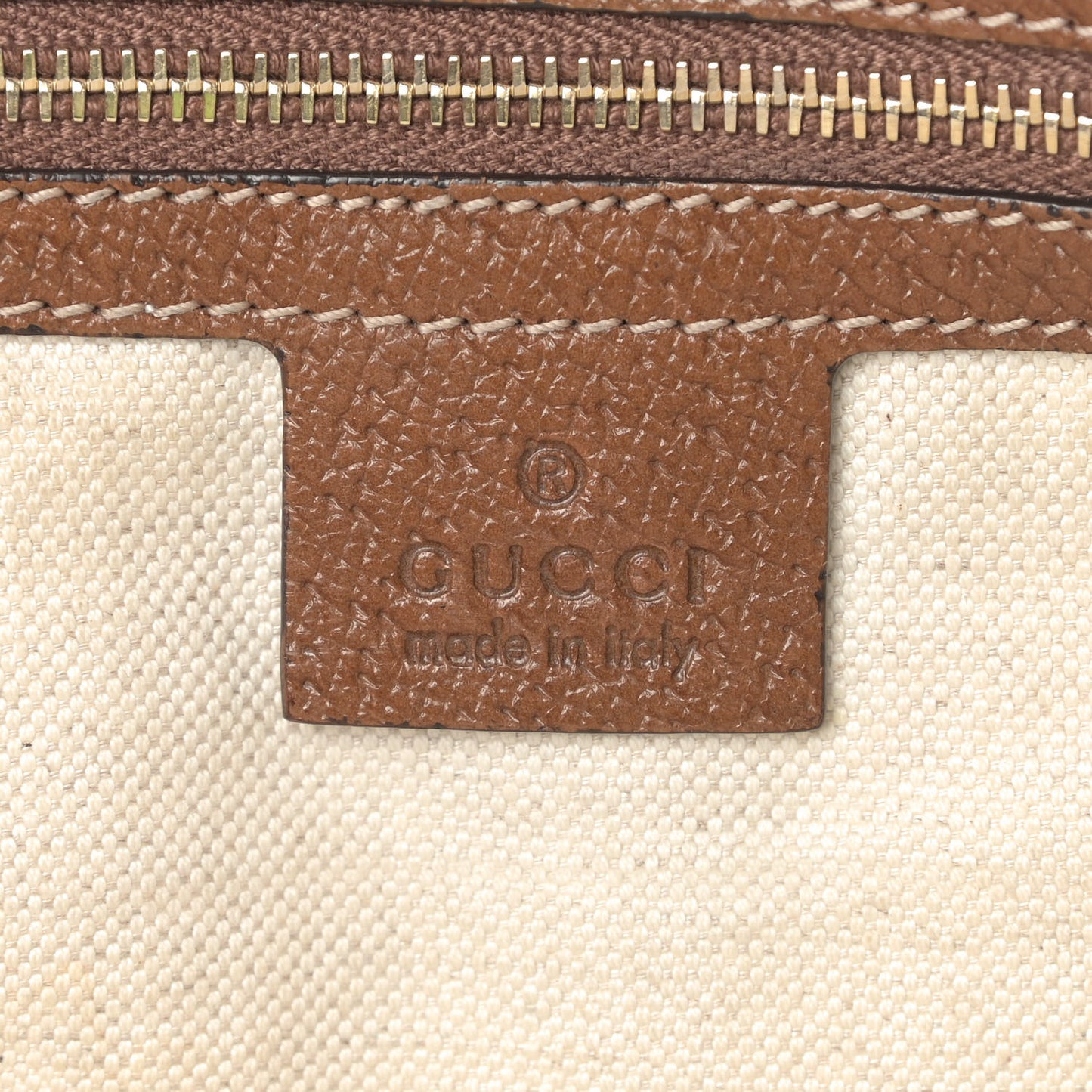 Monogram Medium Bree Shoulder Bag Beige Tabacco