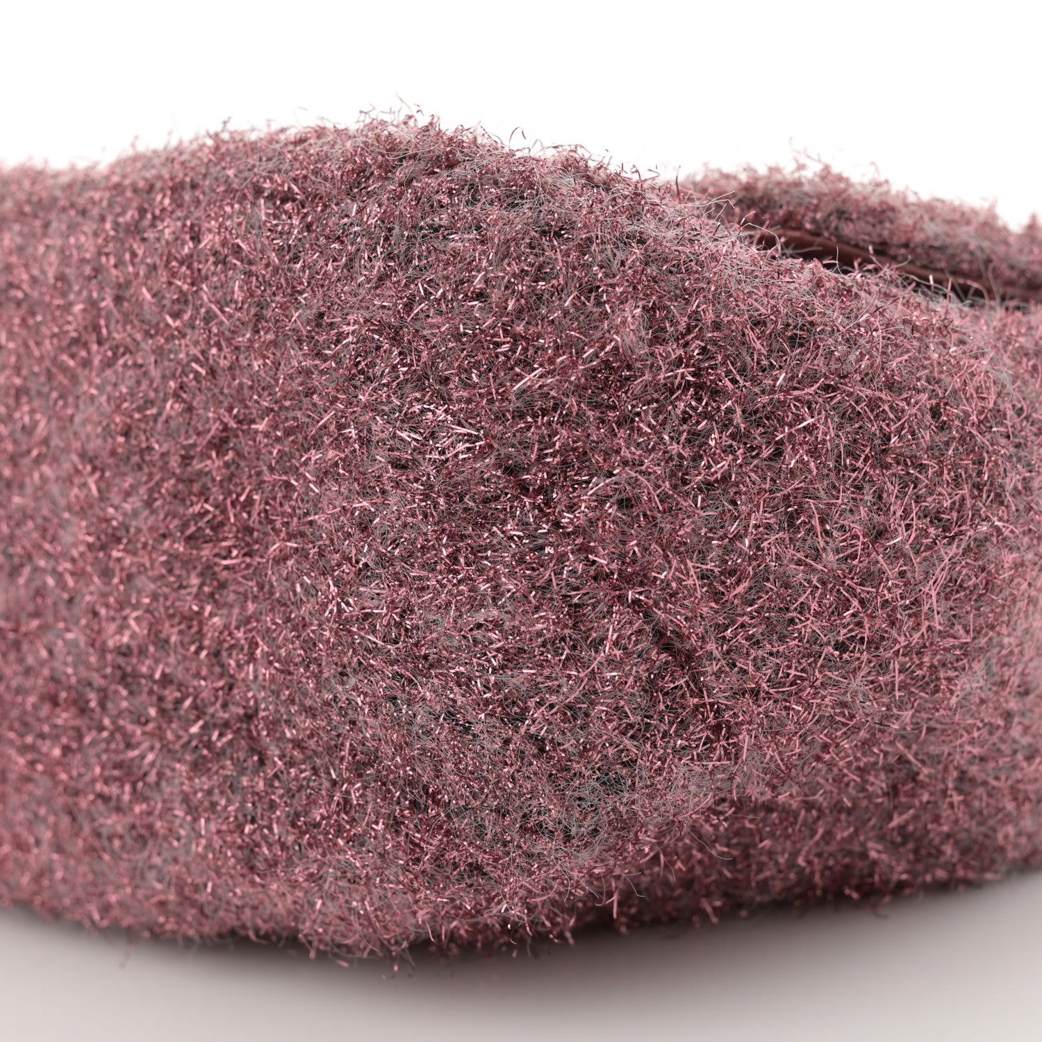 Chanel Lurex Knit Medium Pluto Glitter Flap Pink 10 of 14