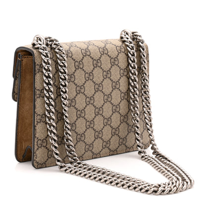Gucci GG Supreme Monogram Mini Dionysus Shoulder Bag Taupe 3 of 10