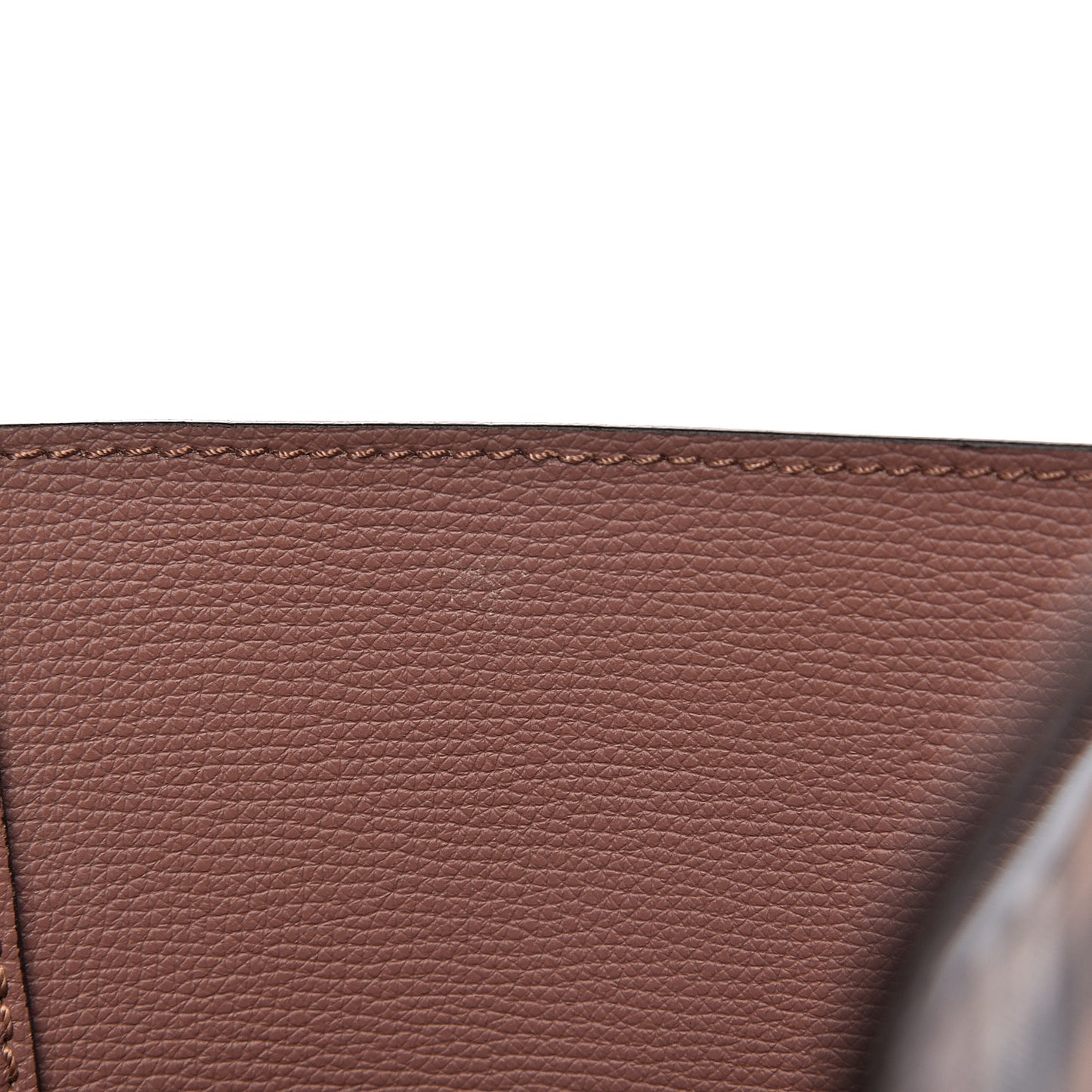 Grainy Calfskin Haymarket Check Medium Reversible Tote Light Elderberry