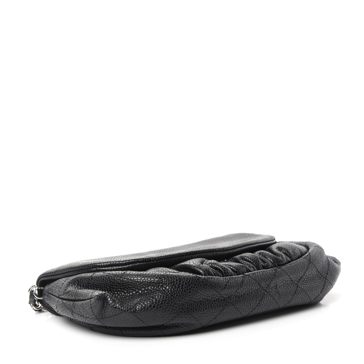 Chanel Caviar Half Moon Wallet On Chain WOC Black 4 of 11