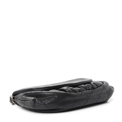 Chanel Caviar Half Moon Wallet On Chain WOC Black 4 of 11