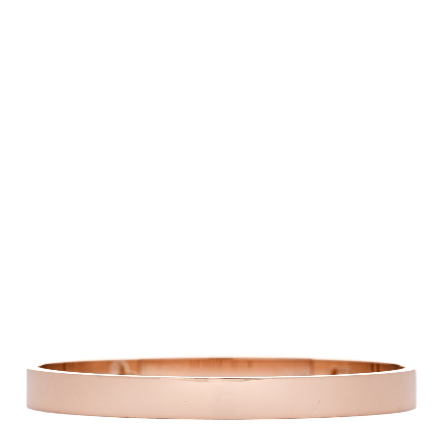Hermes 18K Rose Gold PM Collier De Chien Bracelet SH 2 of 4