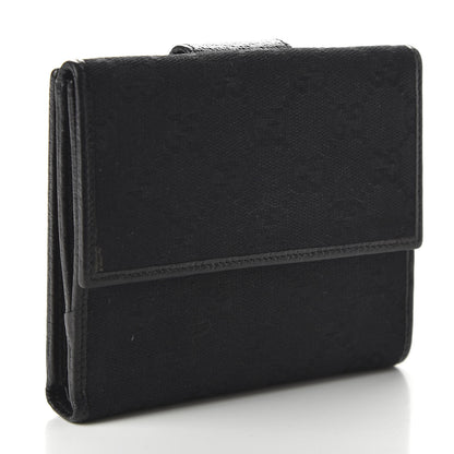 Gucci Monogram Abbey Compact Wallet Black 3 of 9
