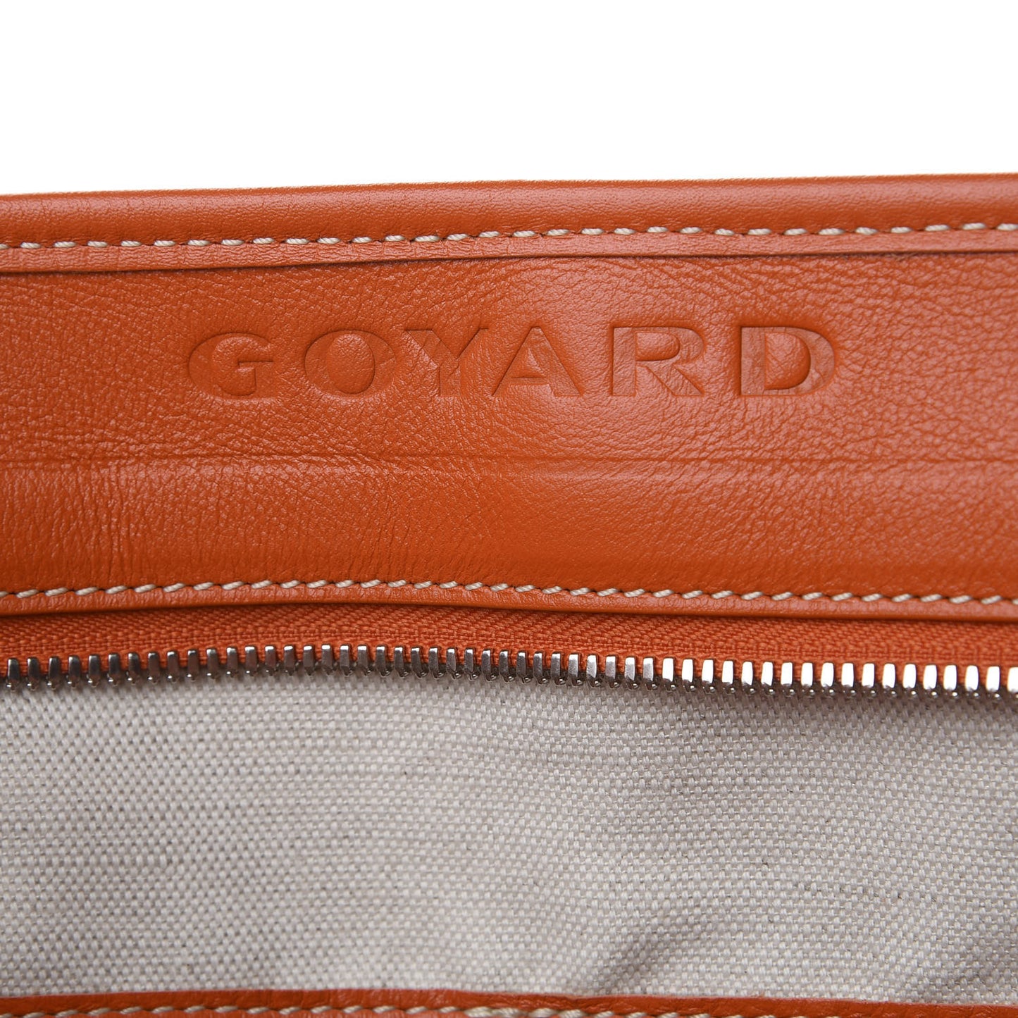Goyardine Marquises Tote Orange