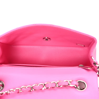 Chanel Lambskin Quilted Mini Rectangular Flap Pink 5 of 12