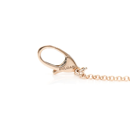 Bulgari 18K Rose Gold Diamond Small B.Zero1 Pave Pendant Necklace 7 of 7
