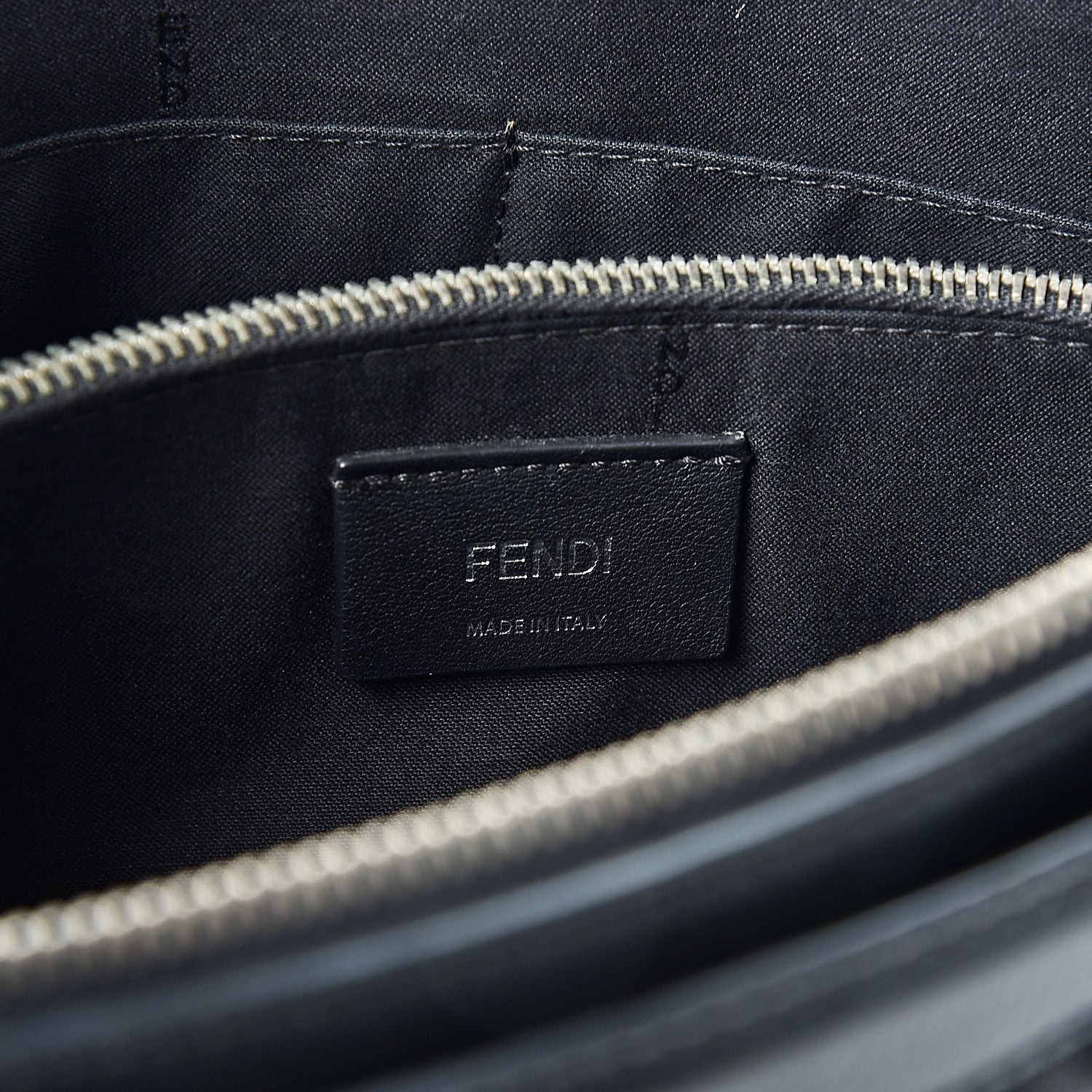 Fendi Vitello Dolce Medium By The Way Boston Bag Black 5 of 9