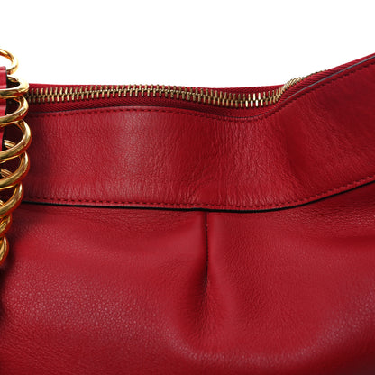 Loewe Calfskin Fortune Hobo Red 7 of 12