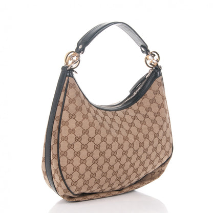 Gucci Monogram Medium GG Twins Hobo Black 3 of 7