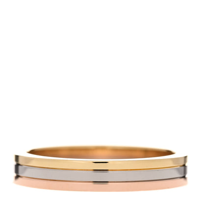 Cartier 18K Pink White Yellow Gold 3.5mm Vendome Louis Cartier Wedding Band Ring 53 6.5 3 of 6