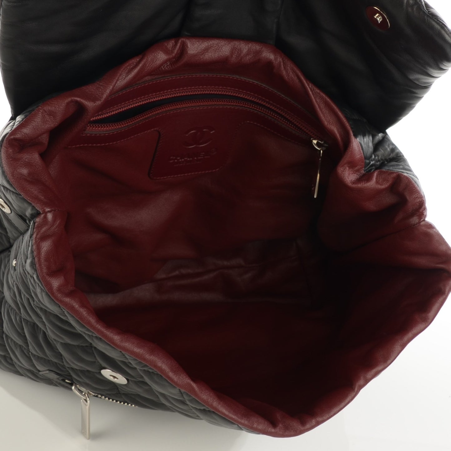 Lambskin Coco Cocoon Backpack Black