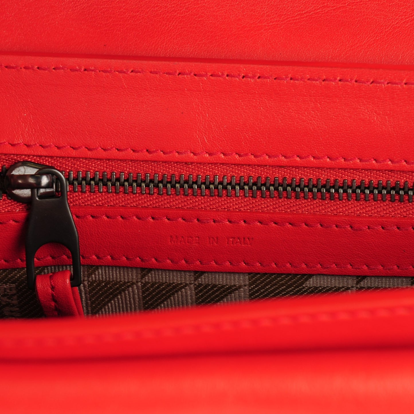 Calfskin Mini PS11 Classic Shoulder Bag Fire Red