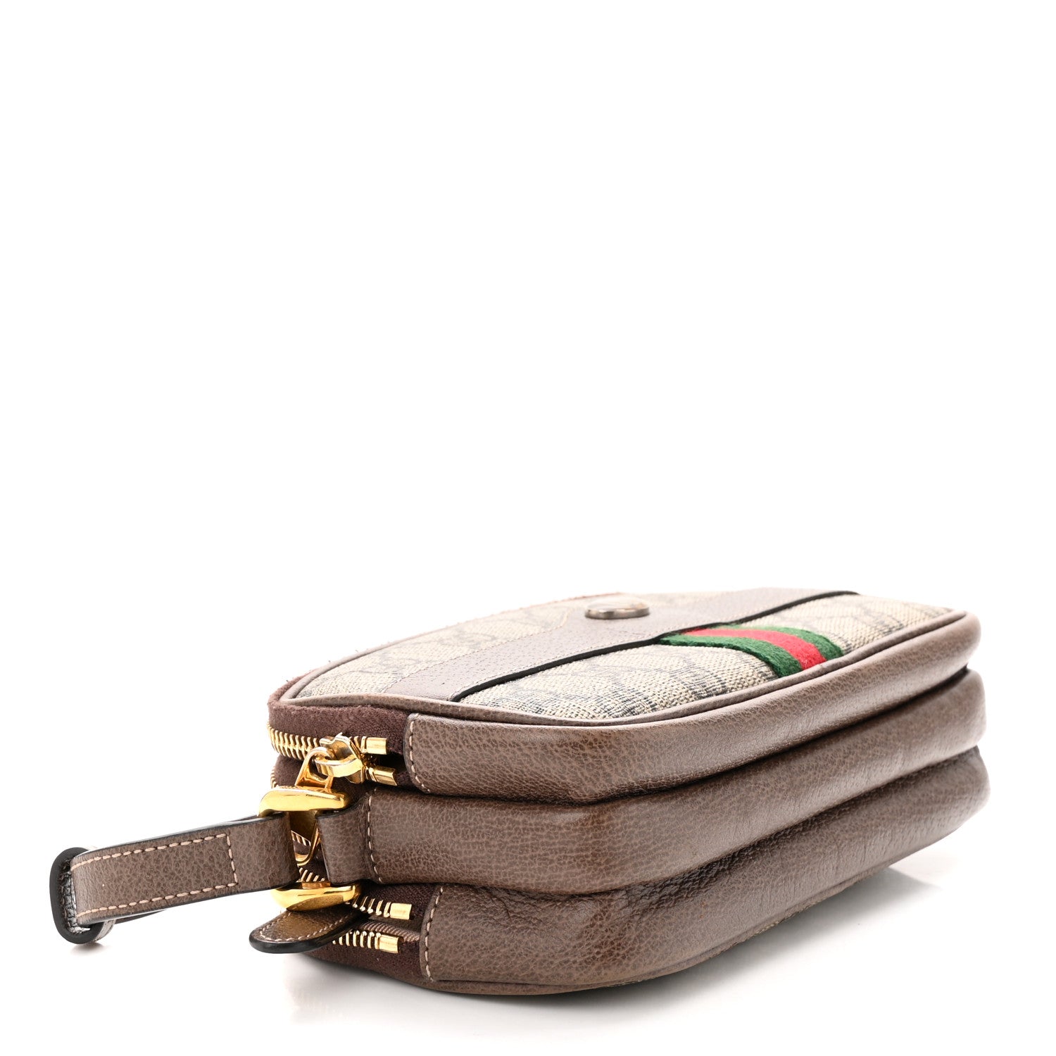 Gucci GG Supreme Monogram Web Mini Ophidia GG Bag Brown 4 of 13