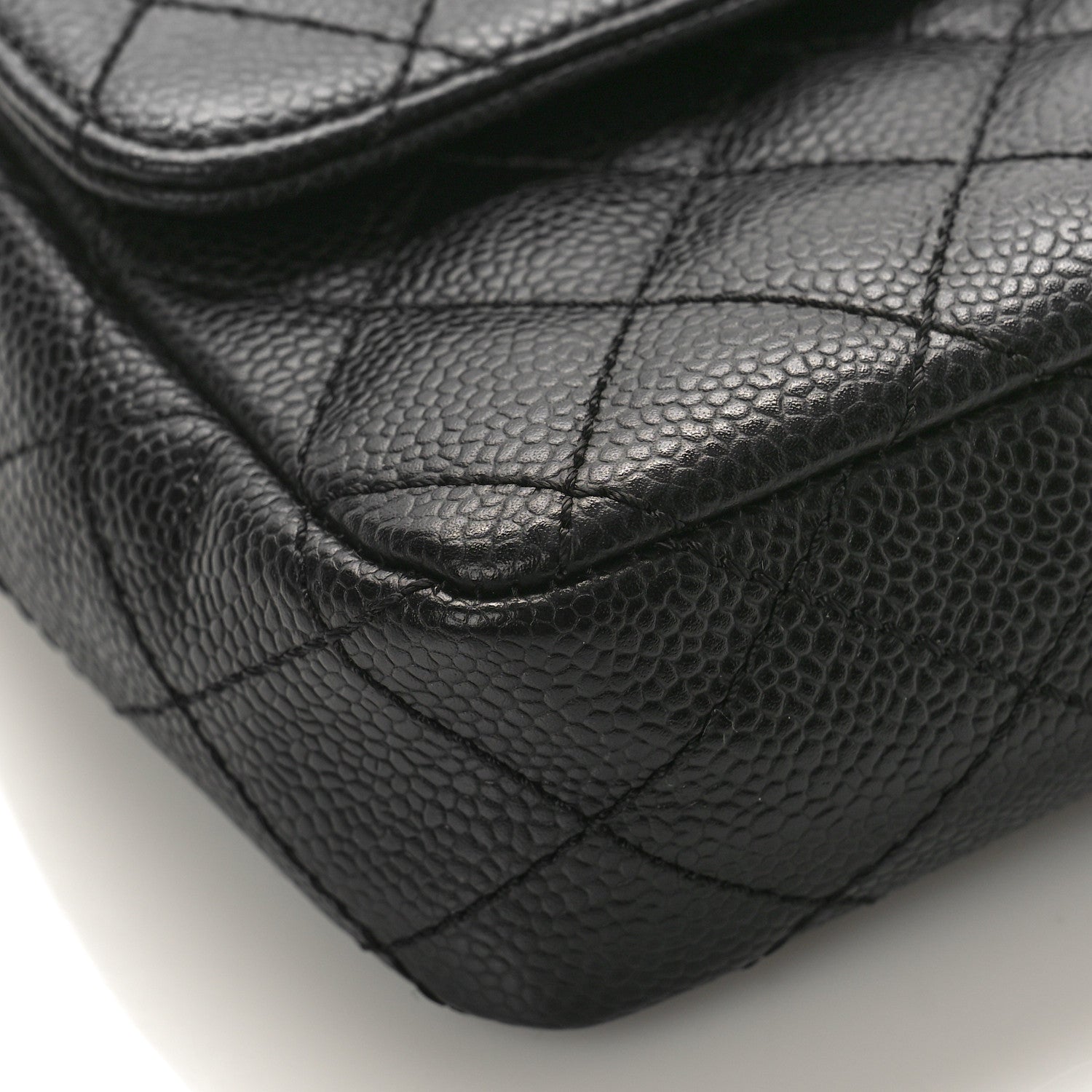 Chanel Caviar Quilted East West Flap Black 7 of 8
