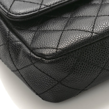 Chanel Caviar Quilted East West Flap Black 7 of 8