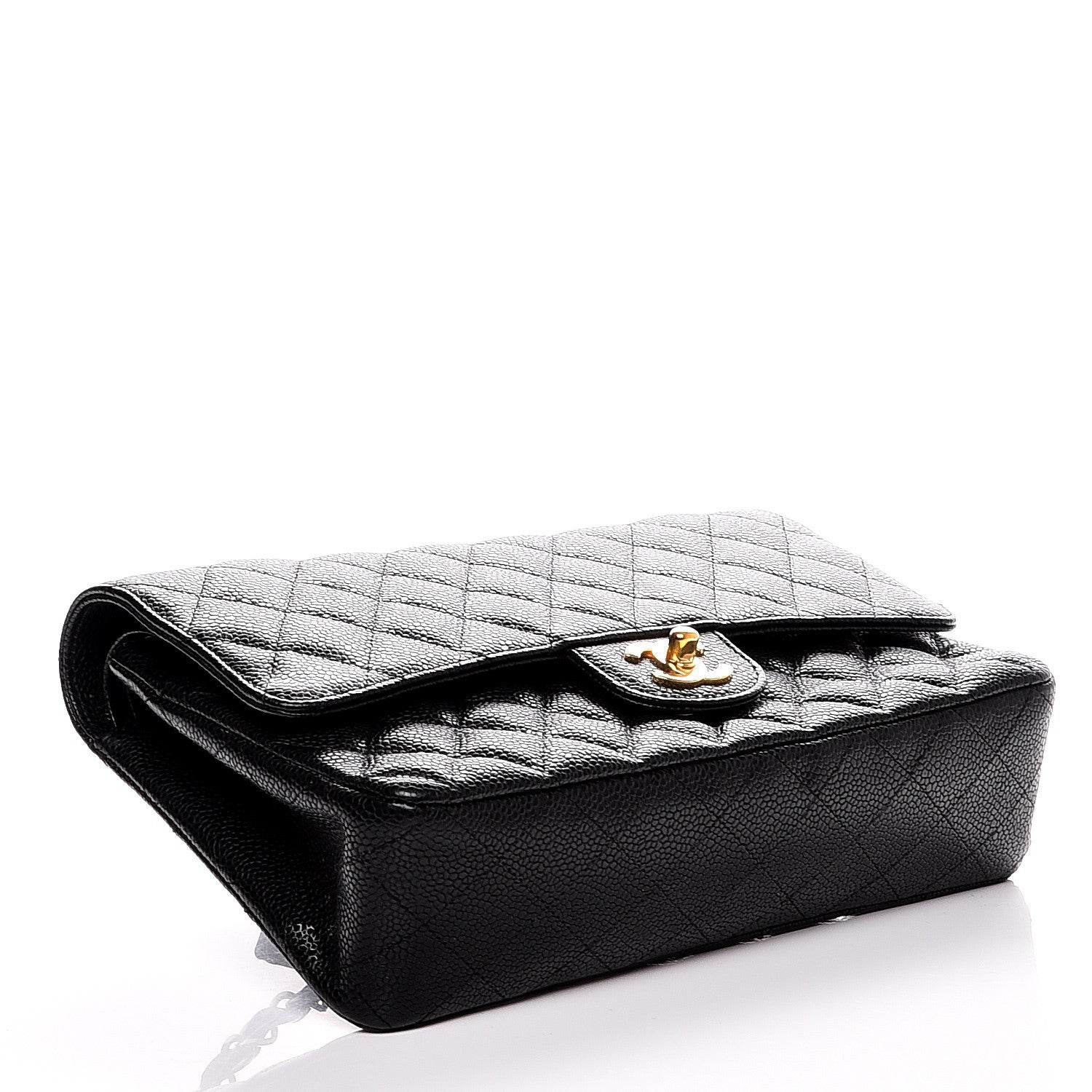 Chanel Caviar Quilted Medium Double Flap Black 5 of 10