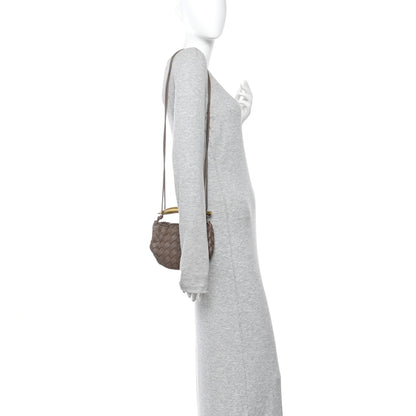 Bottega Veneta Nappa Intrecciato Mini Sardine Bag Taupe Grey 2 of 9