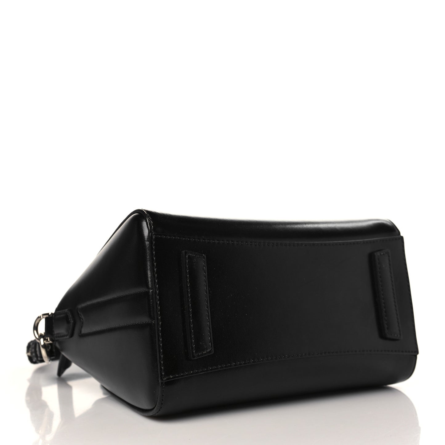 Shiny Lord Calfskin Mini Antigona Black