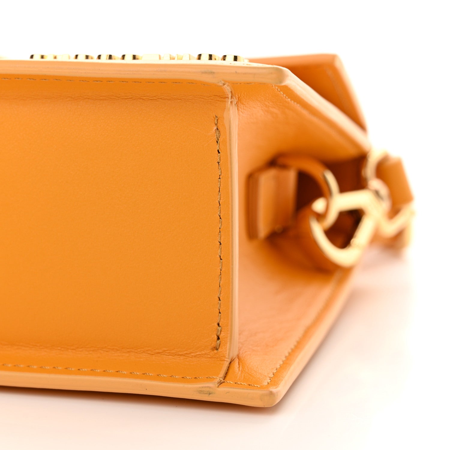 Jacquemus Smooth Calfskin Le Grand Bambino Dark Orange 9 of 12