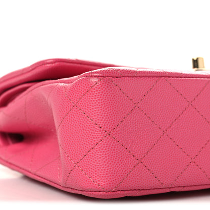Chanel Caviar Quilted Small Double Flap Pink 9 of 11