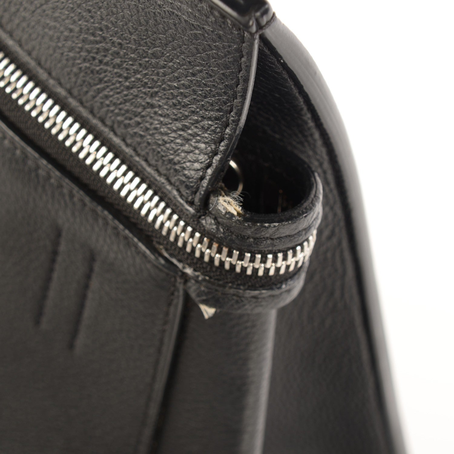 Celine Calfskin Medium Edge Shoulder Bag Black 10 of 10