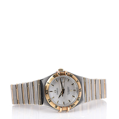 Omega Stainless Steel 18K Yellow Gold Mother of Pearl 27mm Constellation Automatic Watch 1282.70.00 2 of 5