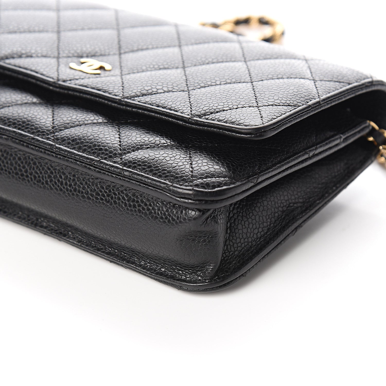 Chanel Caviar Quilted Wallet On Chain WOC Black 9 of 11