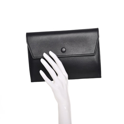 Celine Smooth Calfskin Tie Knot Companion Pouch Black 2 of 8