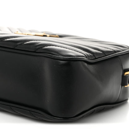 Saint Laurent Calfskin Matelasse Monogram Lou Camera Bag Black 10 of 10