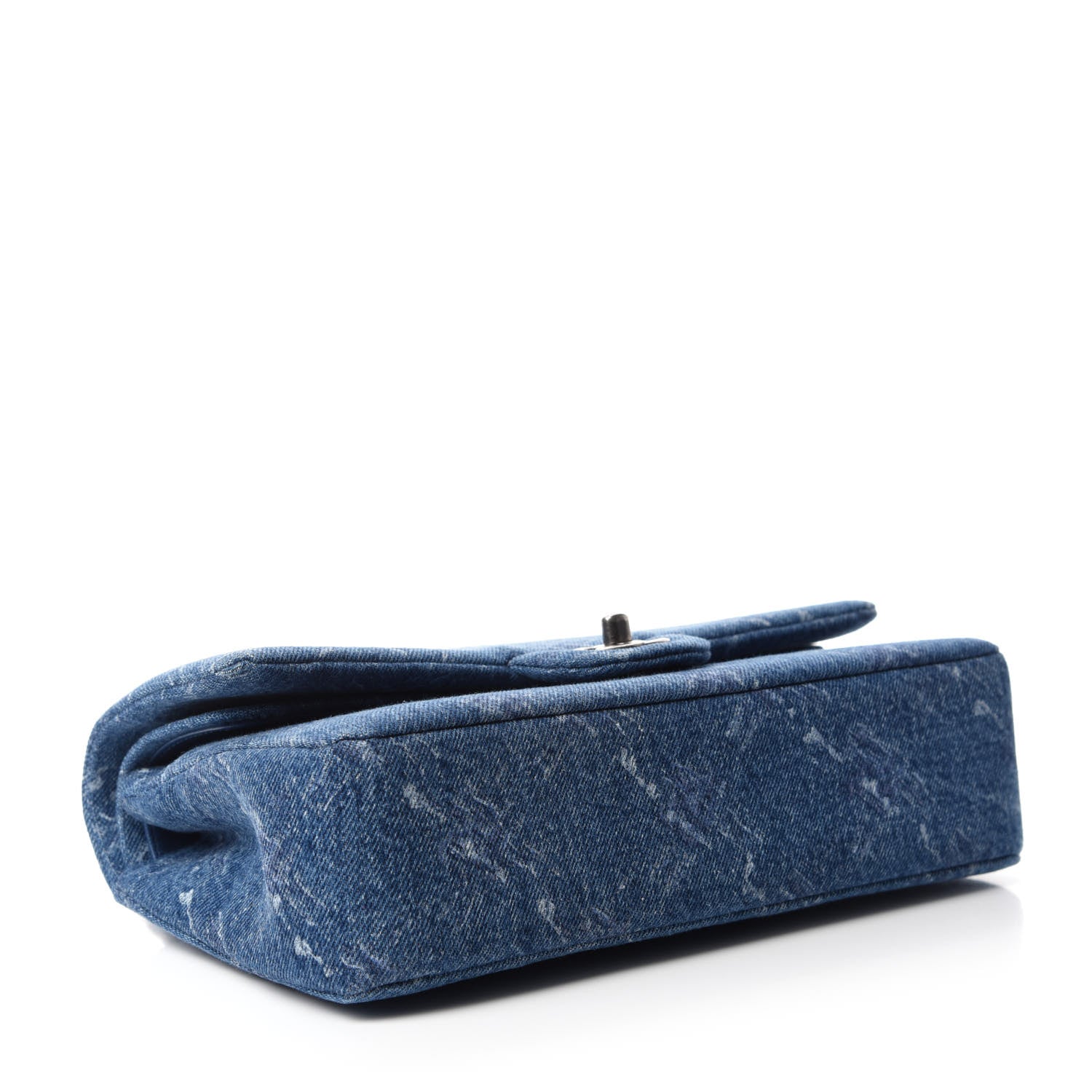 Chanel Denim Medium Double Flap Blue 4 of 11